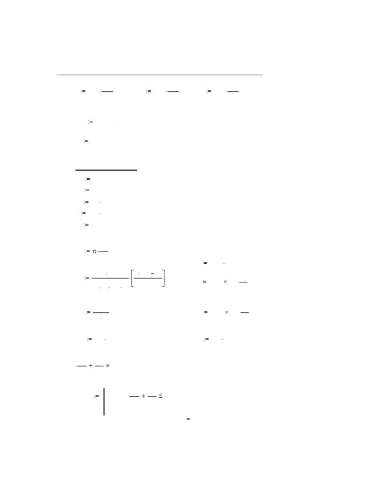 Mathcad - 02-Rafter To Rafter Design For Generator Building-d1-Ahwaz | PDF