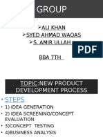 New Product Dev Elopement by Ali Khan Numl Bba 7th