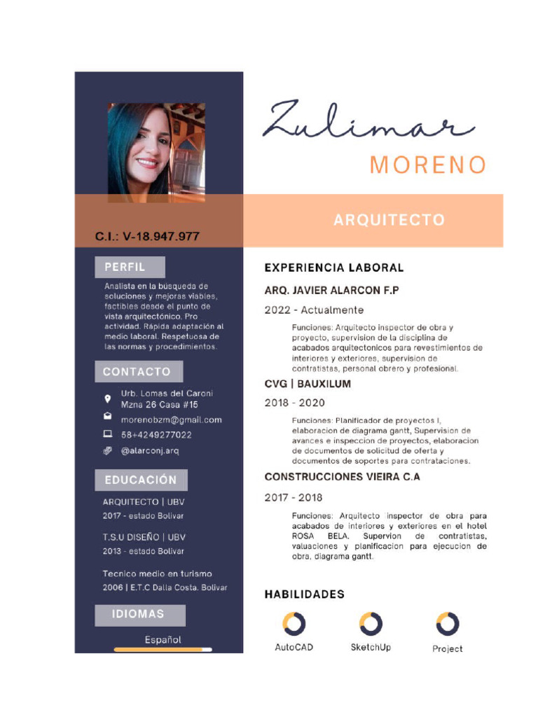 Curriculo Zulimar | PDF