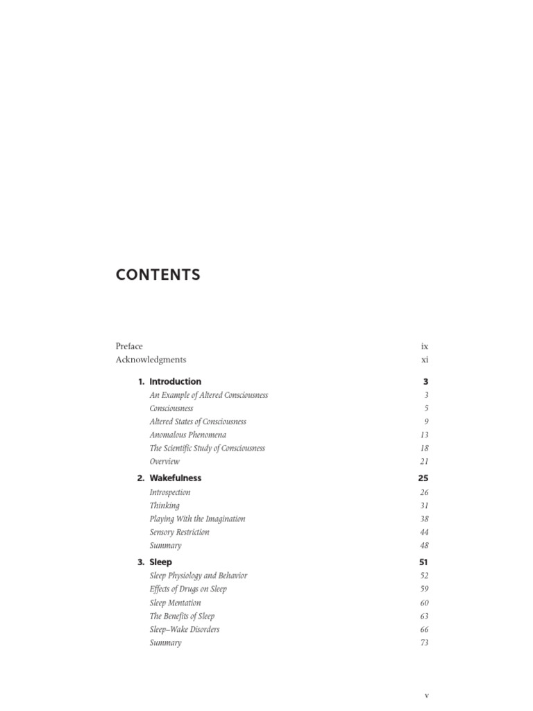 Understanding Altered States of Consciousness | PDF | Consciousness ...