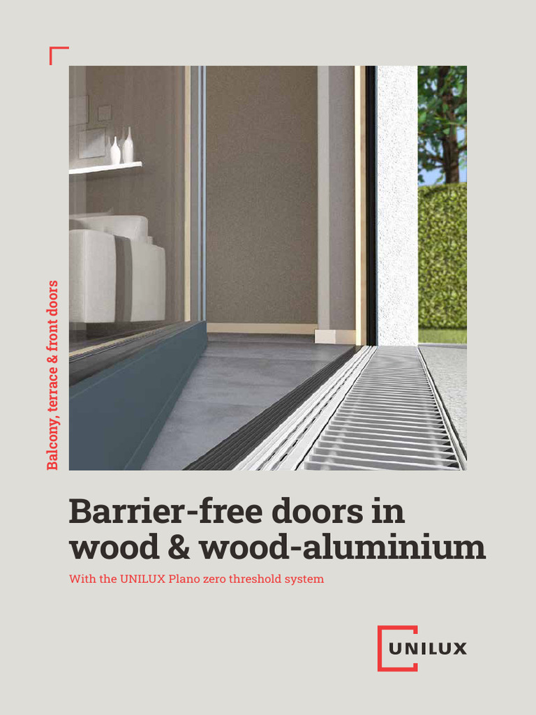 Barrier-Free Zero Threshold Doors | PDF | Design