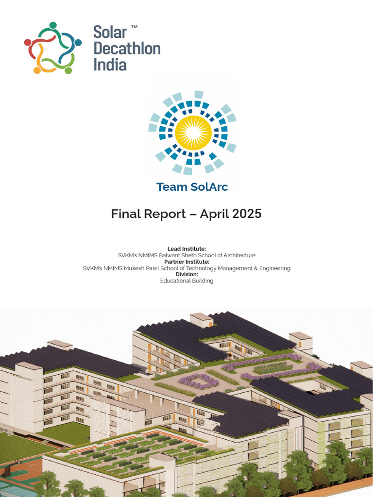 Solar Decathlon 2024-25 Final Report | PDF | Efficient Energy Use | Water