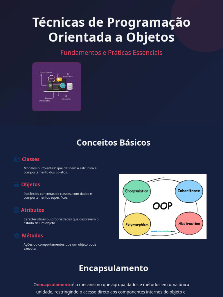 Técnicas de Programação Orientada A Objetos | PDF | Classe (programação ...
