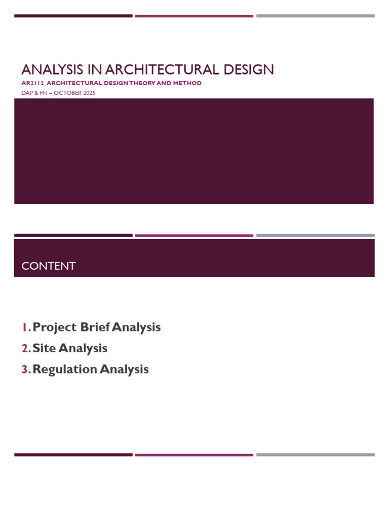 Architectural Design Analysis Guide | PDF | Design | Data