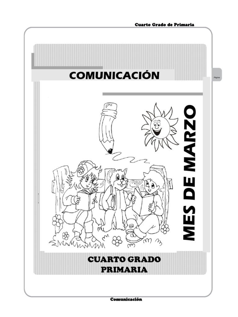 Comunicación en Cuarto Grado | PDF | Comunicación | Alfabeto