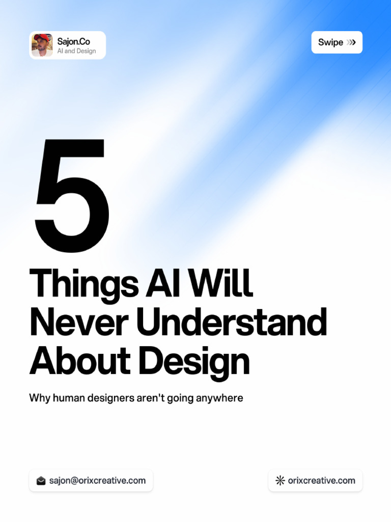 5 Things AI Will Never Understand ABout Design 1761666525 | PDF