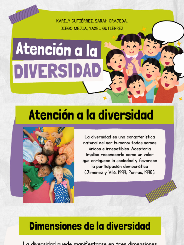 Atención a la Diversidad Educativa | PDF | Plan de estudios | Aprendizaje