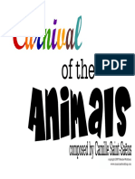 Carnival of The Animals Coloring Book