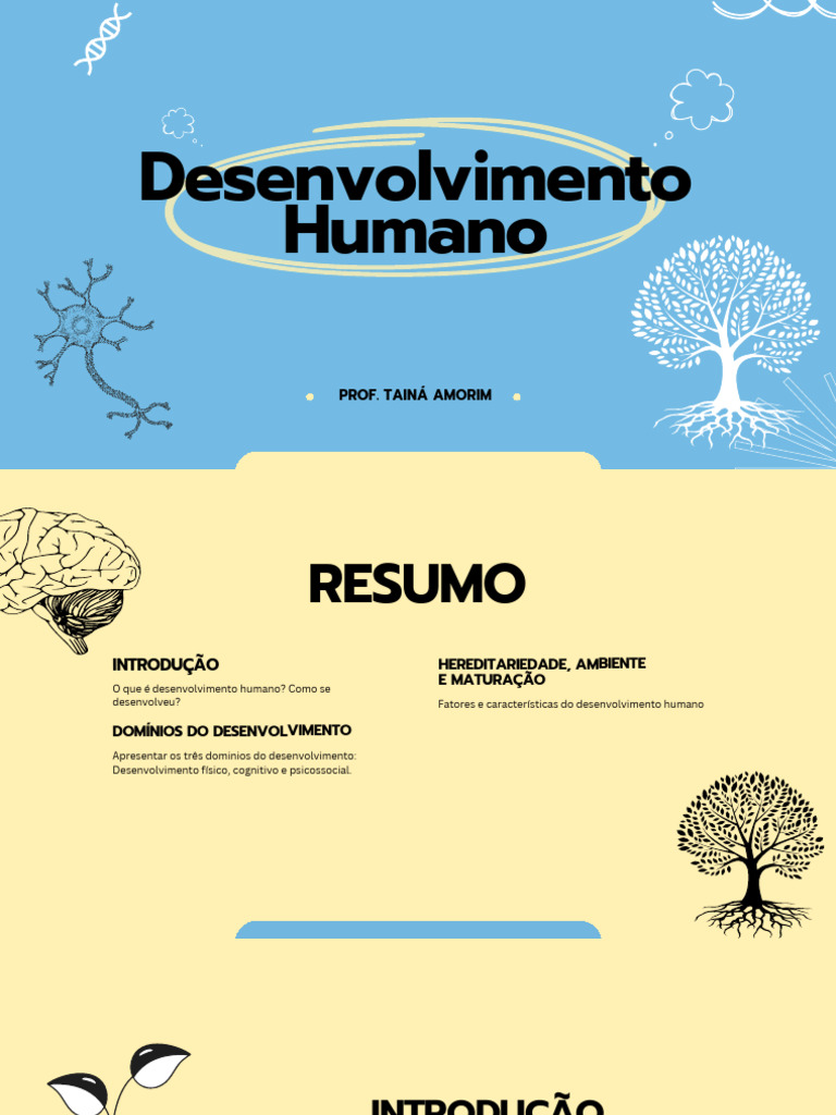Domínios do Desenvolvimento Humano | PDF | Psicologia Social | Aprendizado