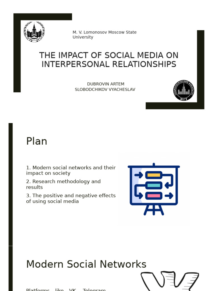 Social Media's Effects on Relationships | PDF | Methodology ...