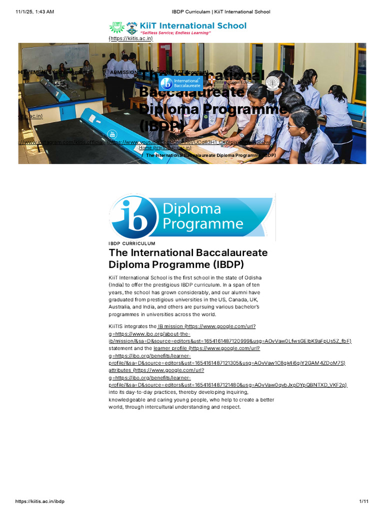 IBDP1 | PDF