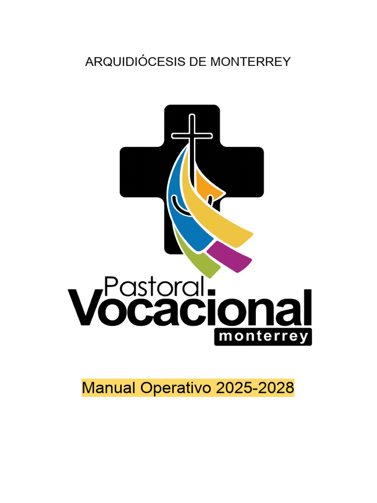 Manual Operativo Pastoral 2025-2028 | PDF | Seminario | Oración