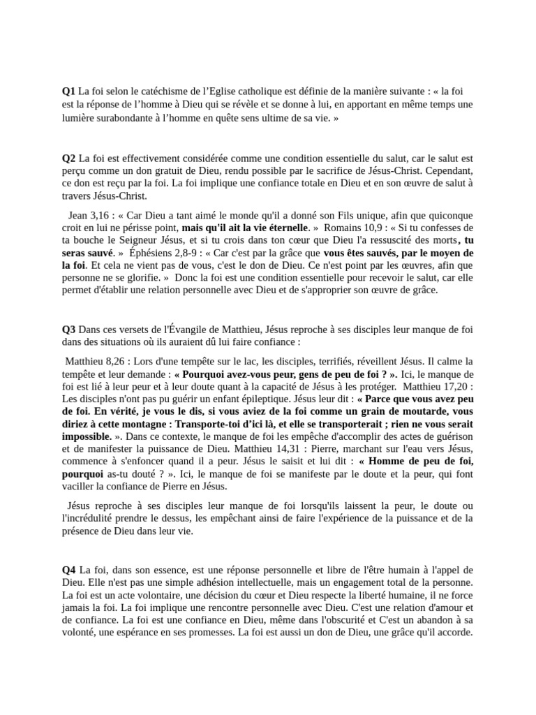 La foi chrétienne et le Credo | PDF | Science | Prière