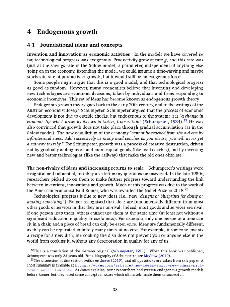 Lecture 4 Endogenous Growth | PDF