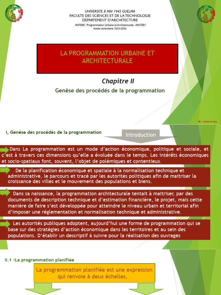 Programmation Urbaine et Architecturale | PDF | Urbanisme | Design ...
