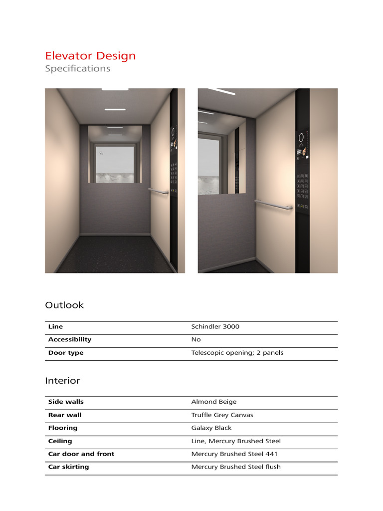 Elevator Design | PDF