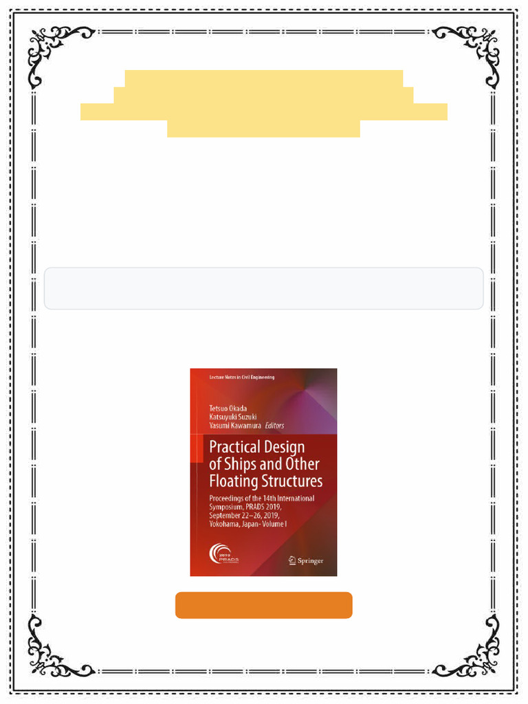 Practical Design of Ships and Other Floating Structures Proceedings of ...