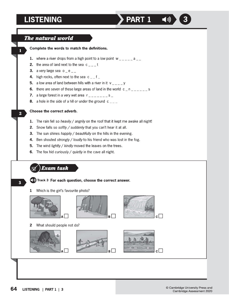 Listening P 1 | PDF