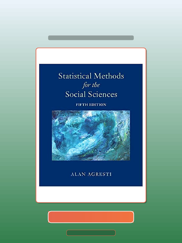 Ultimate Bundle Statistical Methods for the Social Sciences 5th Edition ...