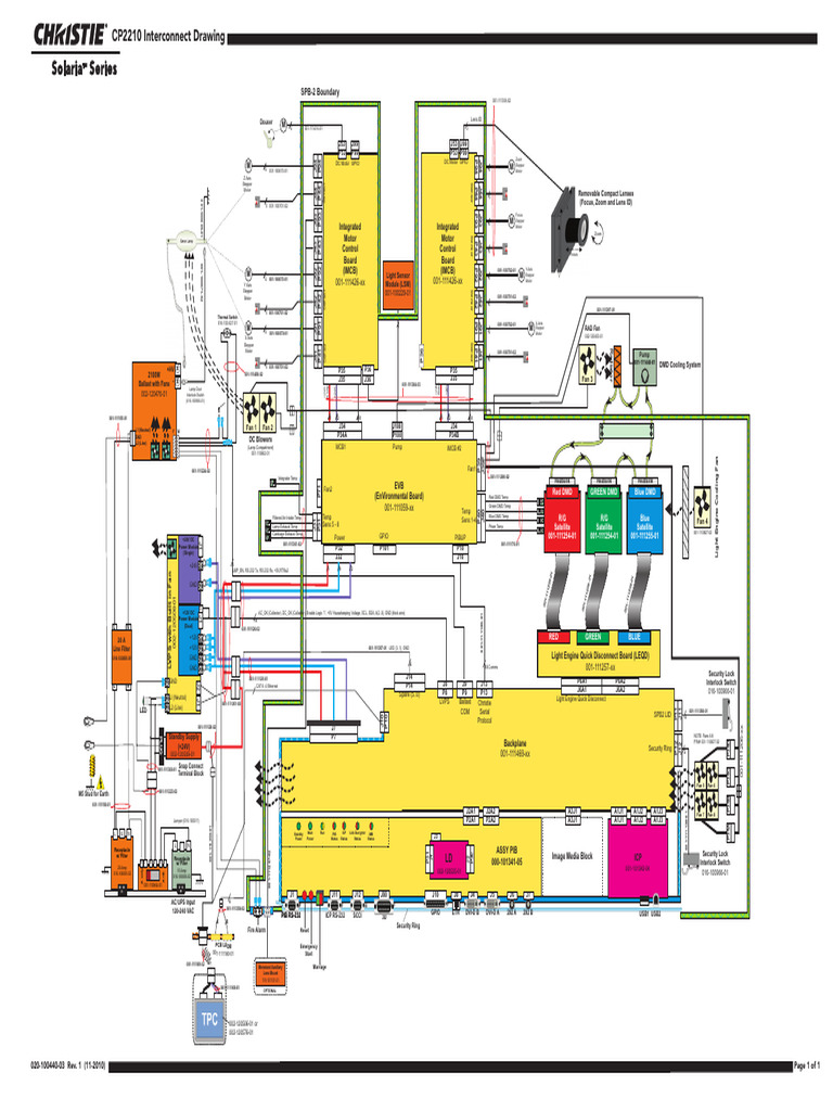 2210 Interconnect Drawing Overview | PDF | Equipment | Lenses