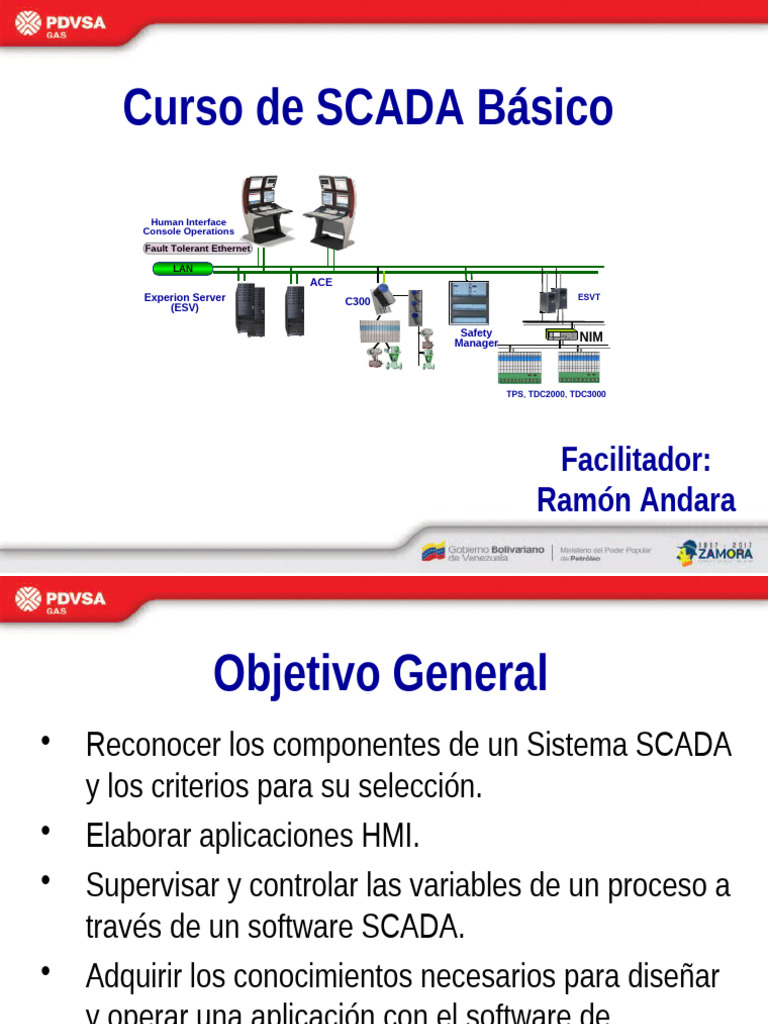 Presentacion Del Curso Scada Basico | PDF | Scada | Máquina virtual