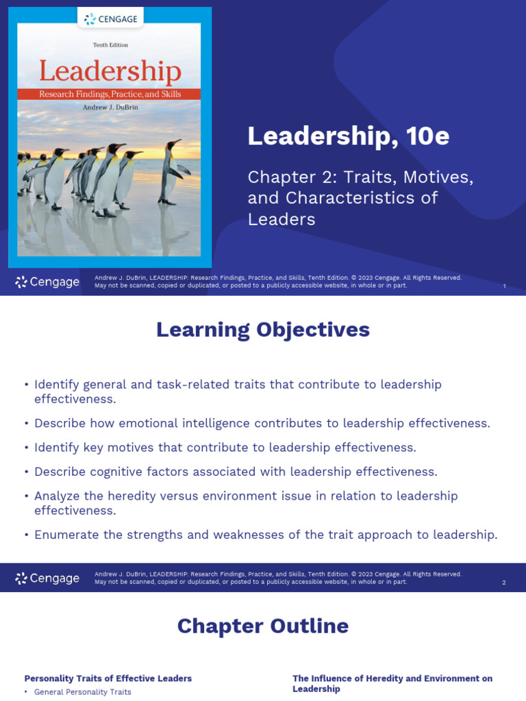 Leadership Traits and Effectiveness Insights | PDF | Leadership ...