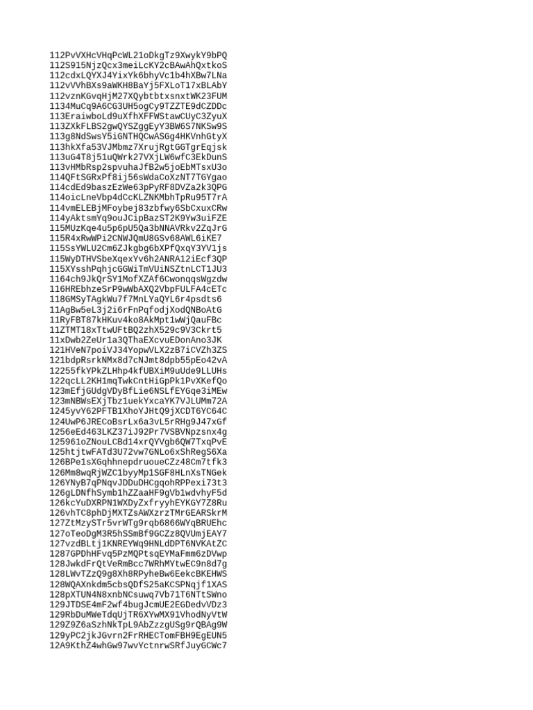 Document of Unique Identifiers | PDF