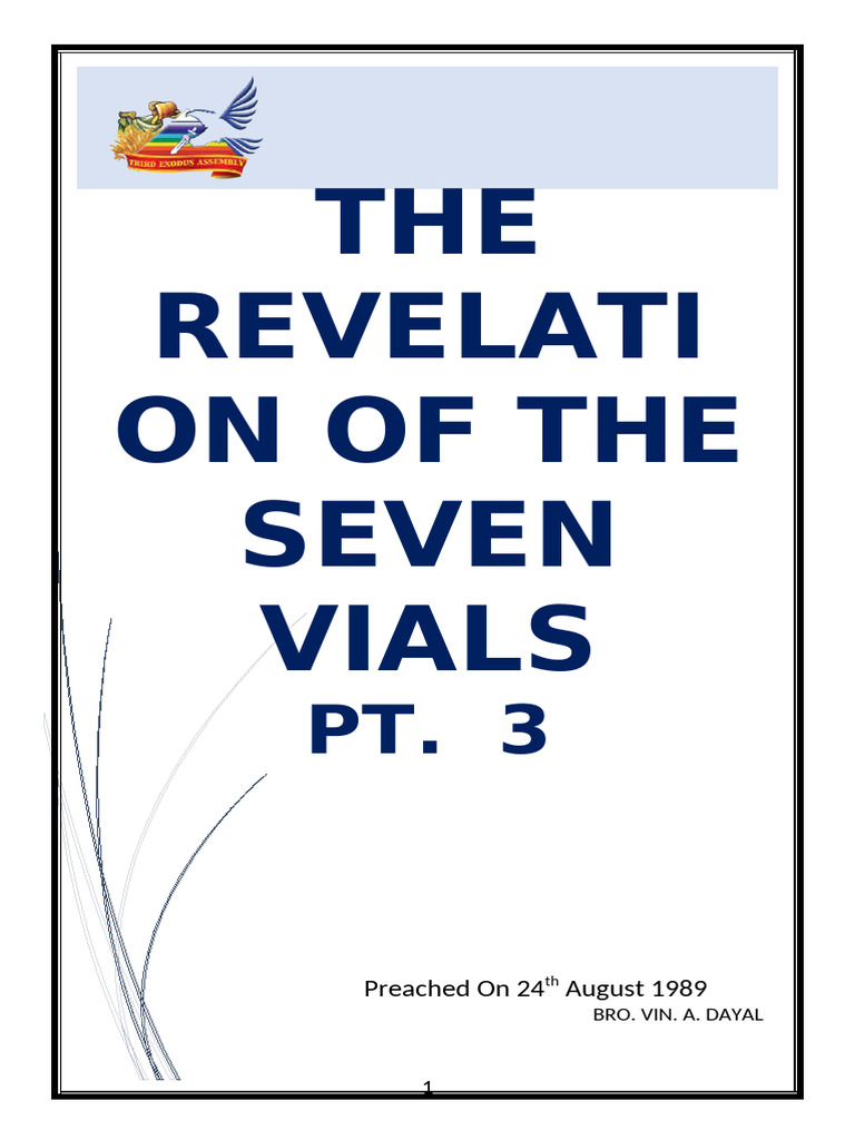 1989.08.24 the Revelation of the Seven Vials Pt.3 | PDF | Revelation ...