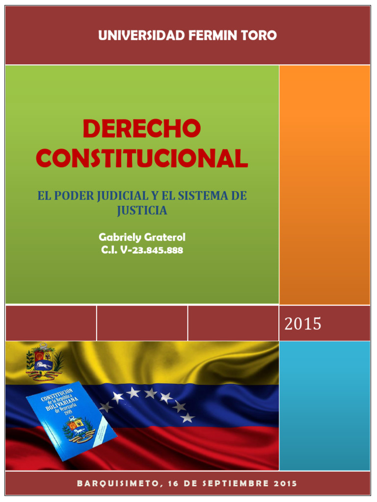 Poder Judicial y Justicia en Venezuela | PDF | Judicaturas | Ley procesal