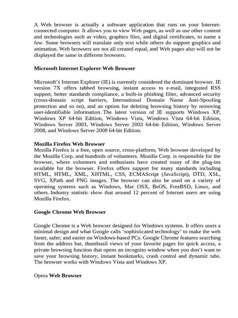 Web Browsing 2 | PDF | World Wide Web | Internet & Web