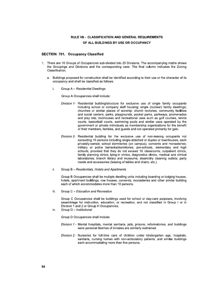 NBCP Building Occupancy | PDF