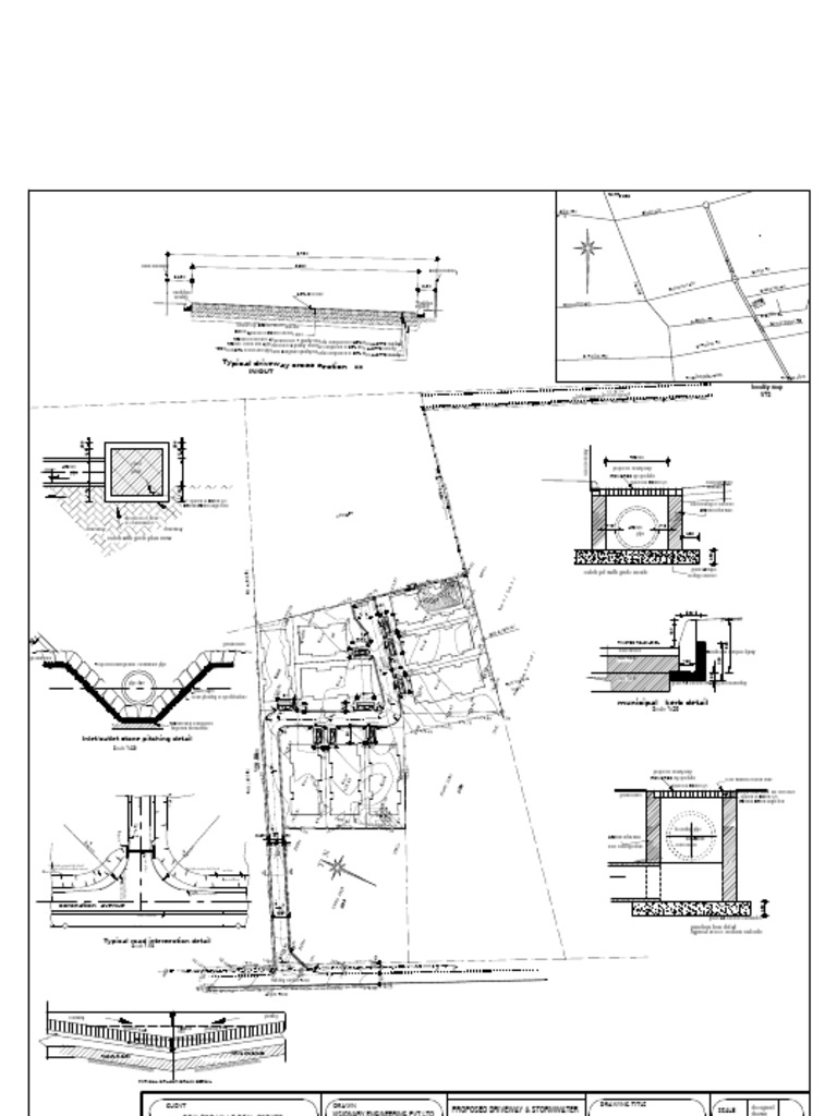 LOT 1 BLOCK D of HATFIELD Driveway & Stormwater Drainage Model | PDF ...