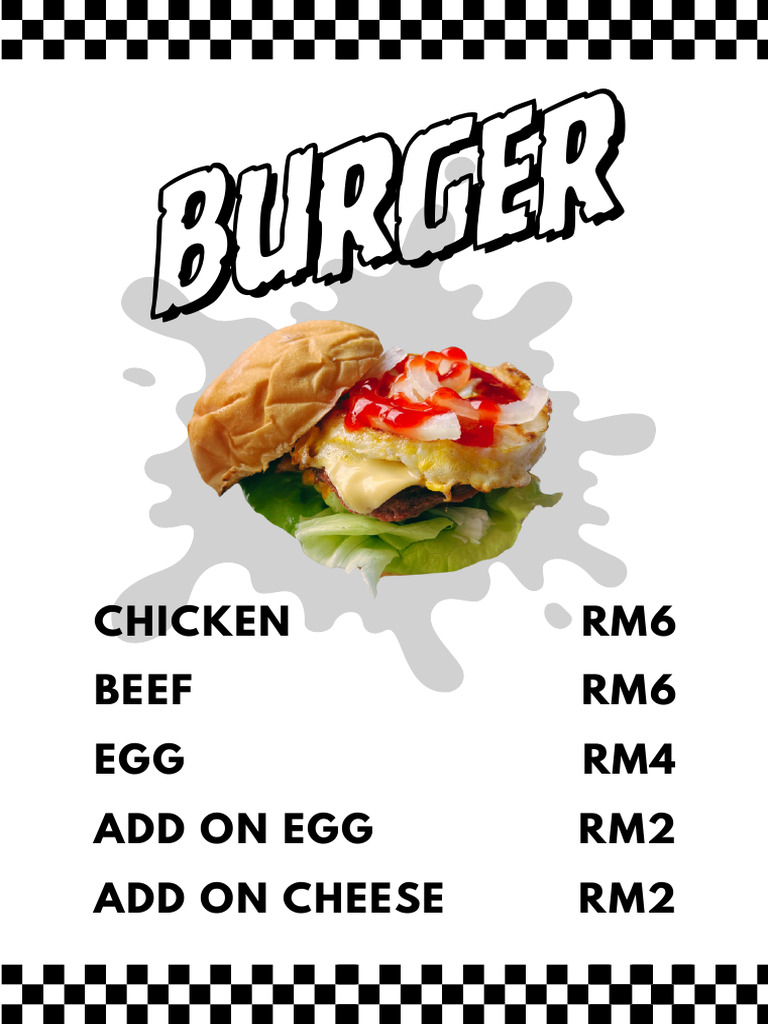 Burger Menu Final | PDF