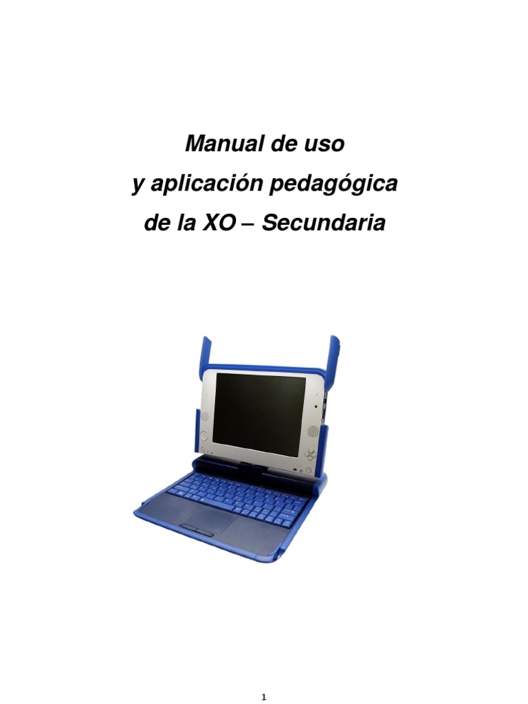 MANUAL BASICO LAPTOP XO 1.5 SECUNDARIA PDF
