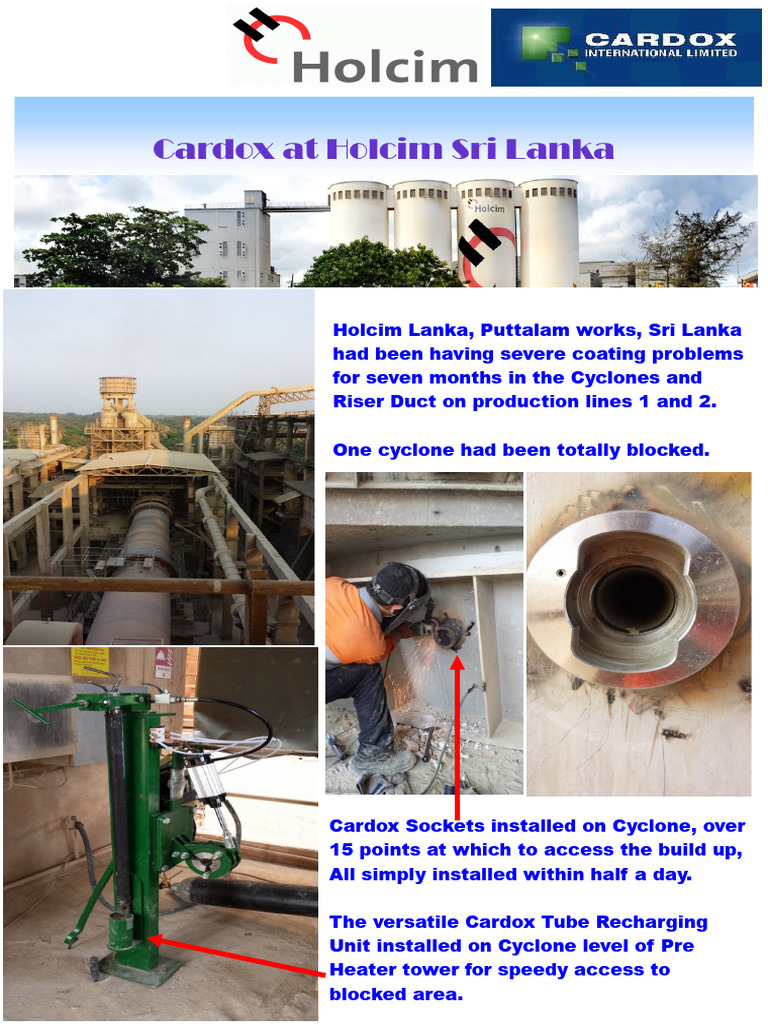 Cardox Solution for Holcim Sri Lanka | PDF