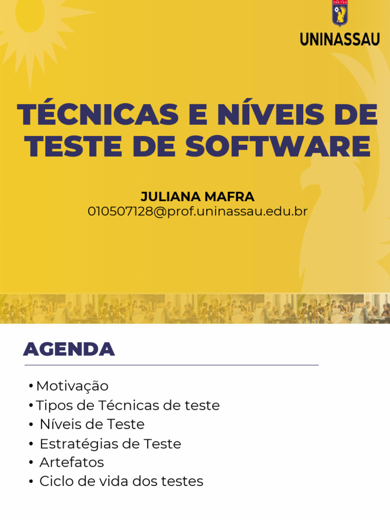 Técnicas e Níveis de Teste de Software | PDF | Testes de software ...