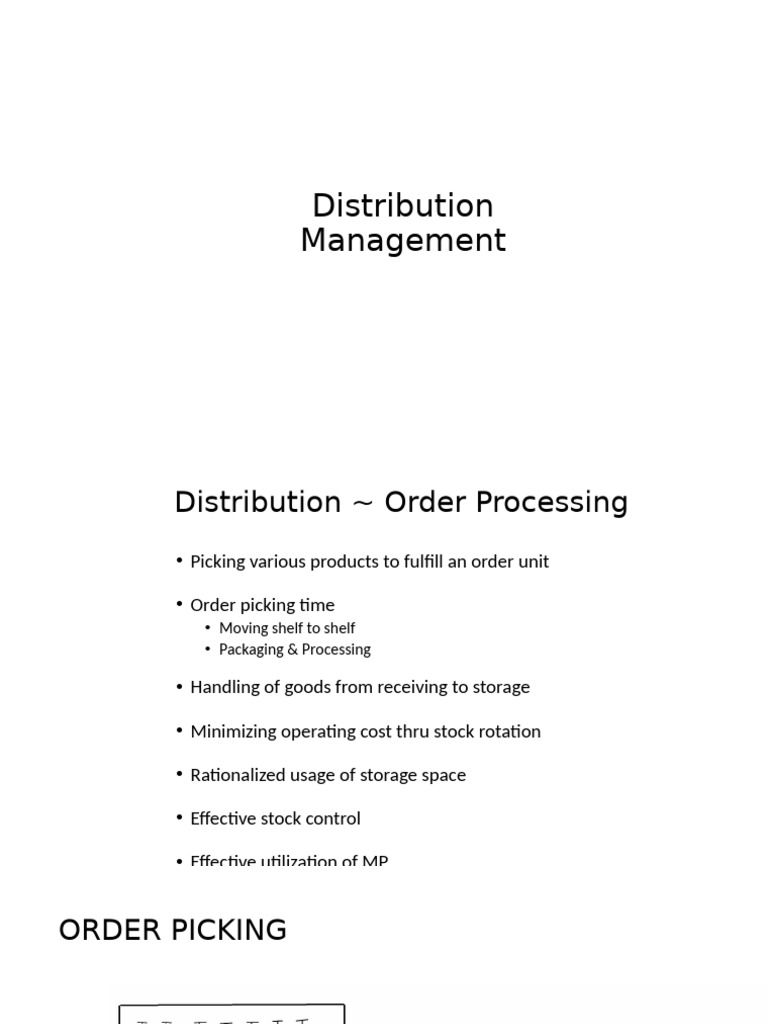 Distribution Management | PDF