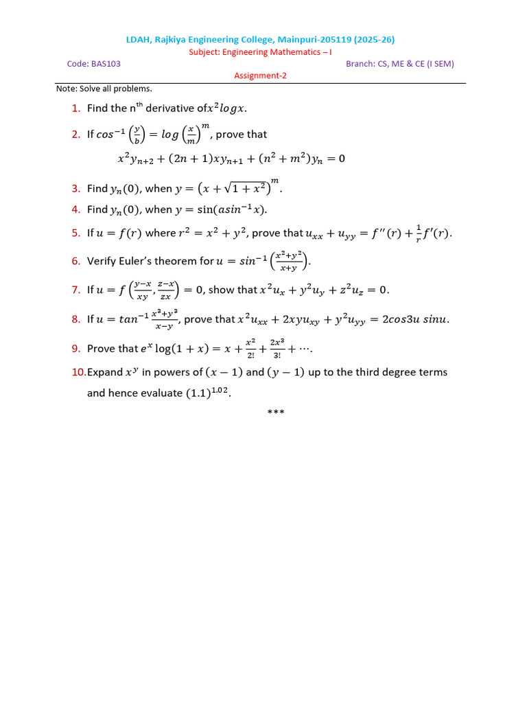 BAS 103 Assignment 2 | PDF
