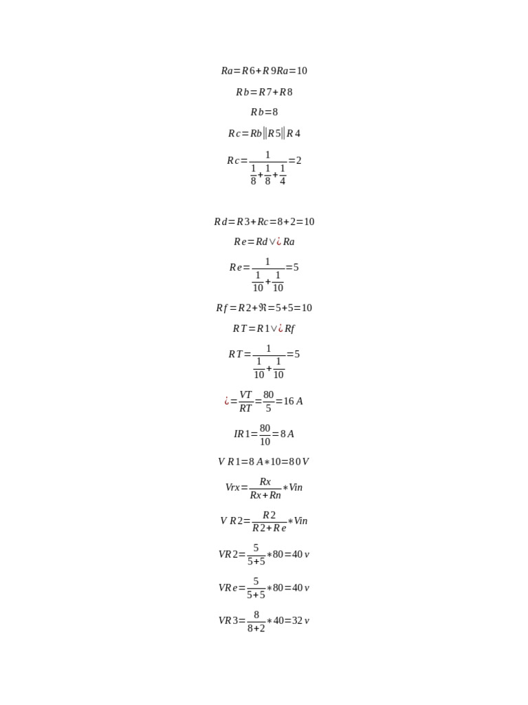 Circuit Analysis and Voltage Calculations | PDF