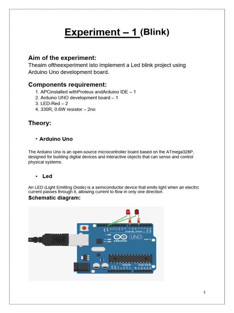 Arduino Uno LED and Motor Projects | PDF | Arduino | Direct Current