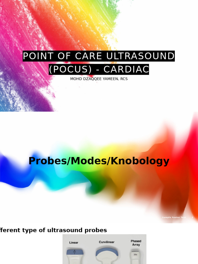 Cardiac POCUS Techniques and Applications | PDF | Ultrasound | Diastole