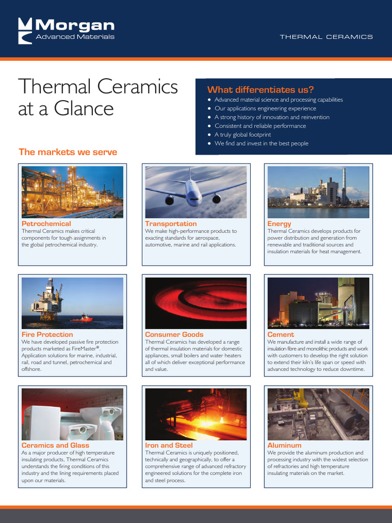 High-Temperature Insulation Solutions | PDF | Refractory | Thermal ...