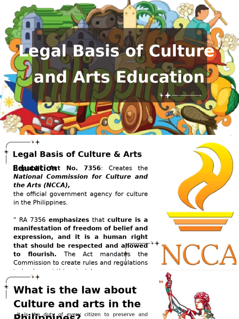 Legal Basis of Culture and Arts Education | PDF | Teachers | Learning