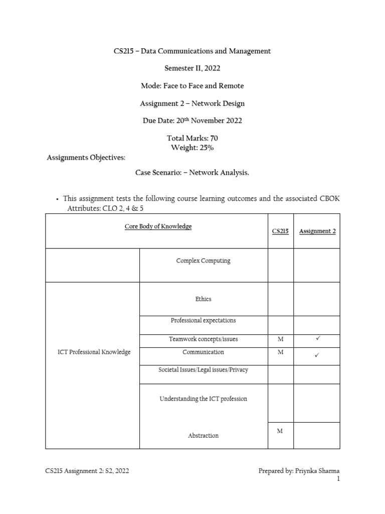 Assignment2 CS215 S22022 MRequest | PDF | Computer Network | Router ...