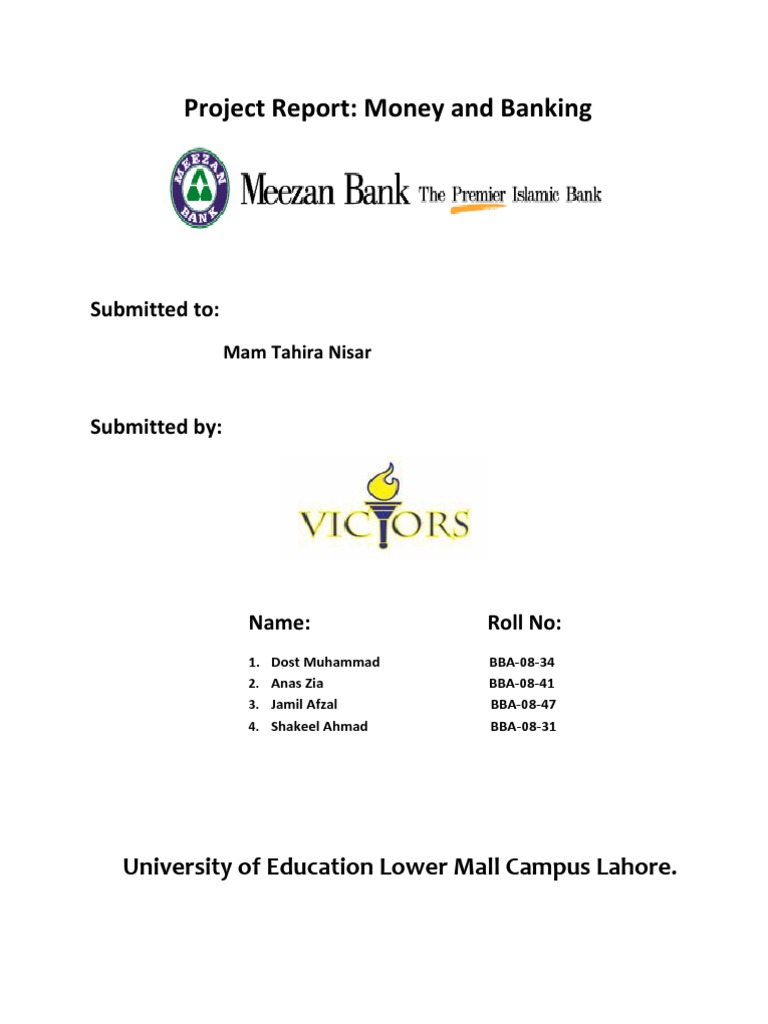 Money and Banking Project Report | PDF | Politics