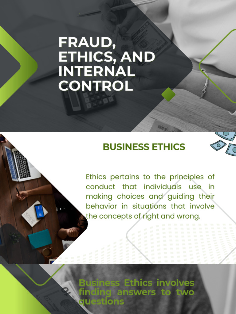 Business Ethics and Internal Control Insights | PDF | Internal Control ...