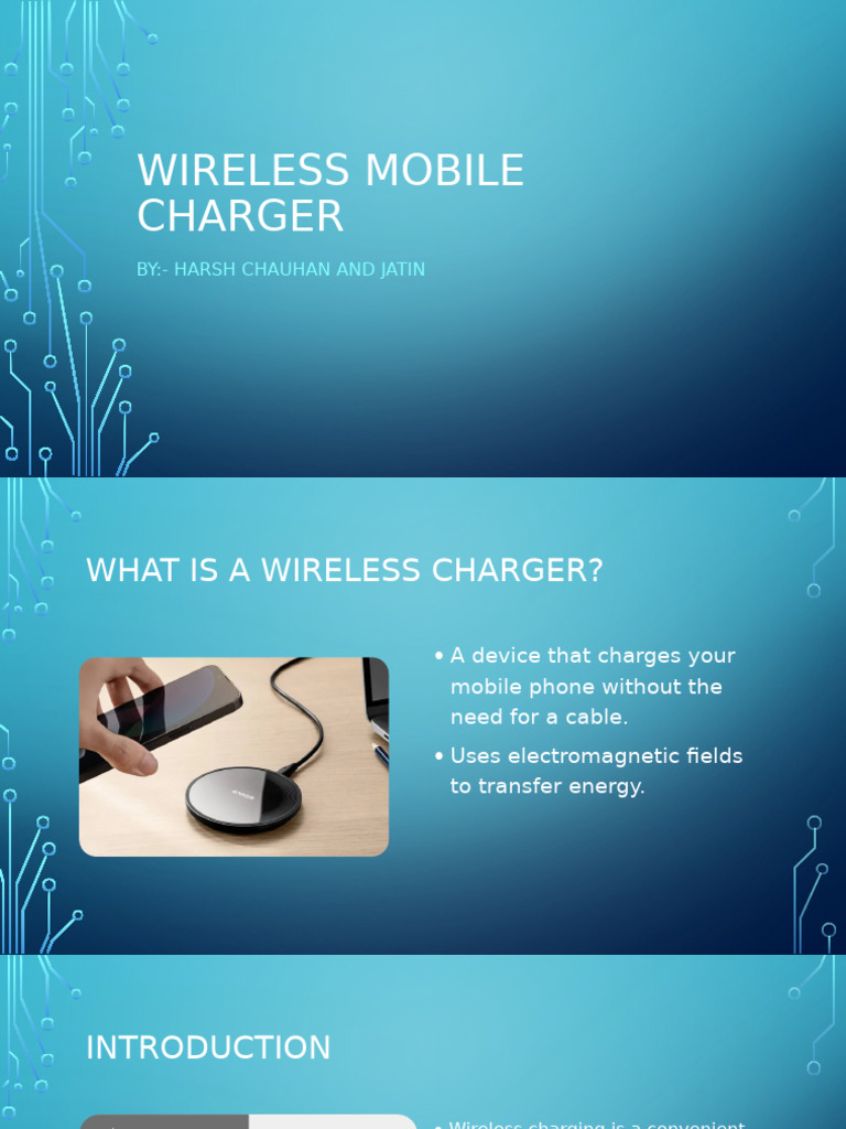 Overview of Wireless Mobile Charging | PDF