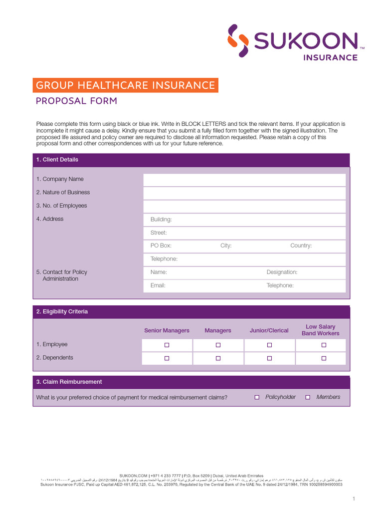 Application Form - Group Tailormade | PDF | Insurance | Misrepresentation