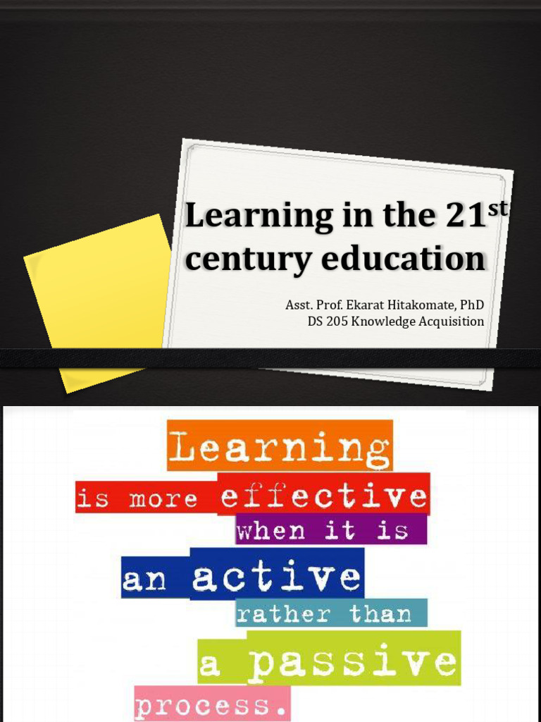 21st Century Learning Strategies | PDF | Learning | Expert