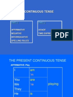 Learn the Present Continuous Tense